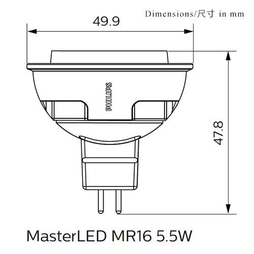 Master LED MR16 進階LED射膽:圖片 2