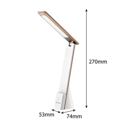 「護目佳」LED 5W USB充電摺合式手機支架檯燈 (白色) (HHLT0339WL13):圖片 6