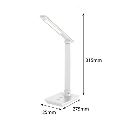 「護目佳」 LED 4.5W USB充電摺合式檯燈 (白色) (HHLT0628L13):圖片 3