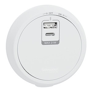 21W Type A+C USB 插座模組(月影白) #Easy series